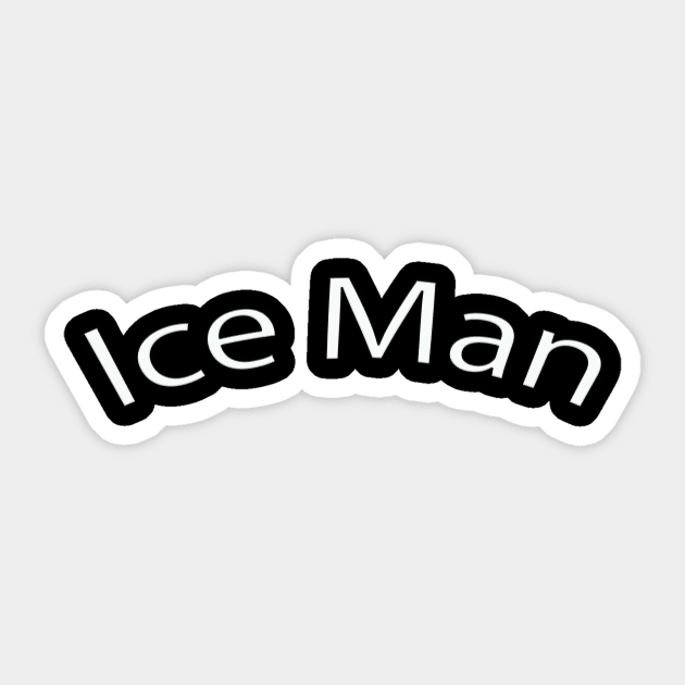 Ice Man Sticker by Grazia